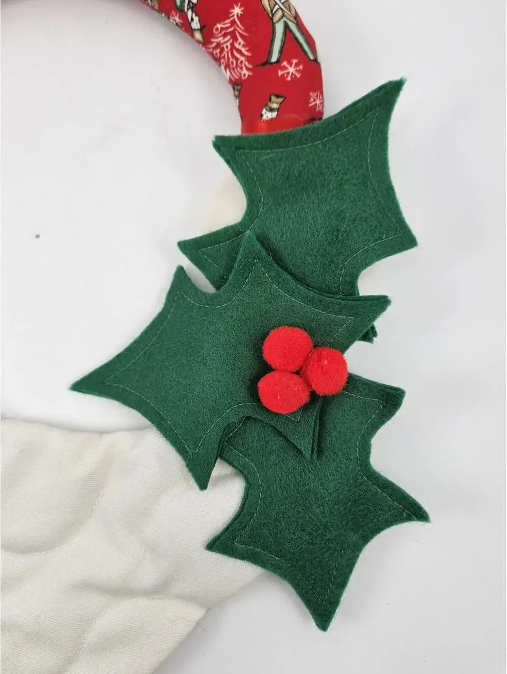 Vintage Handmade Santa Moon Christmas Door Wall Hanging Holiday Decor